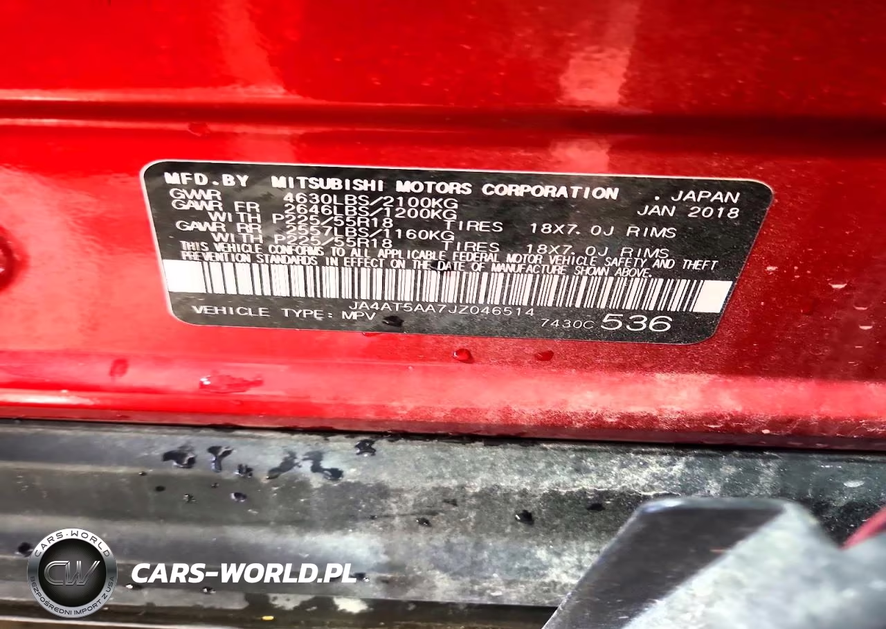 2018 Mitsubishi Eclipse Cross Se VIN:JA4AT5AA7JZ046514 - 12