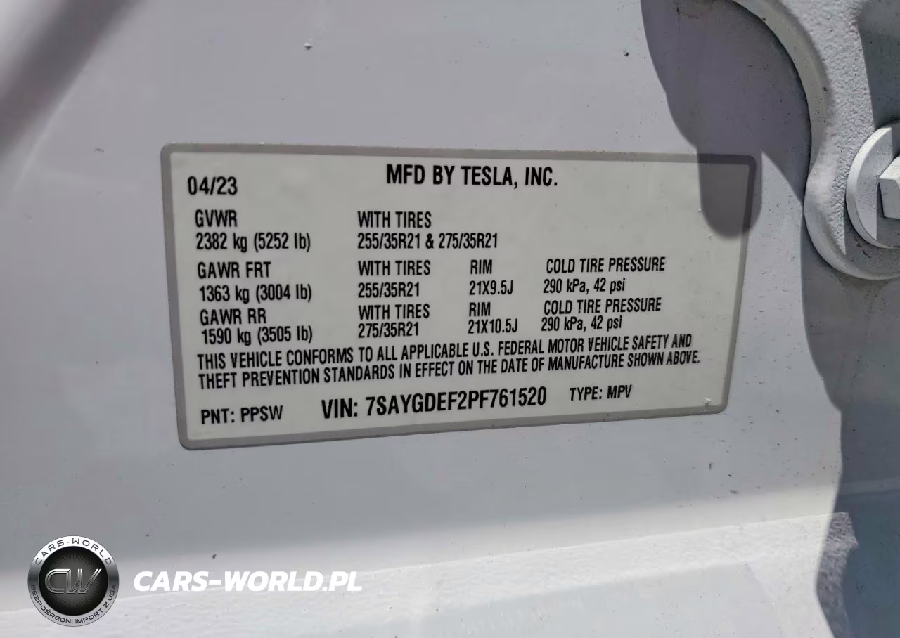 2023 Tesla Model Y VIN:7SAYGDEF2PF761520 - 12