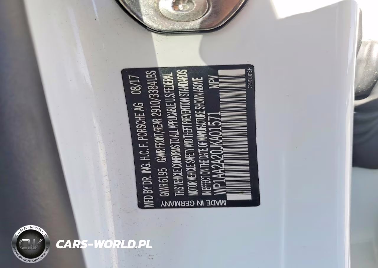 2018 Porsche Cayenne VIN:WP1AA2A20JKA01571 - 13