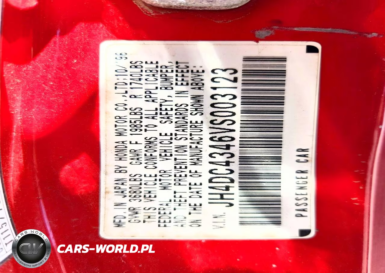 1997 Acura Integra Rs VIN:JH4DC4346VS003123 - 13