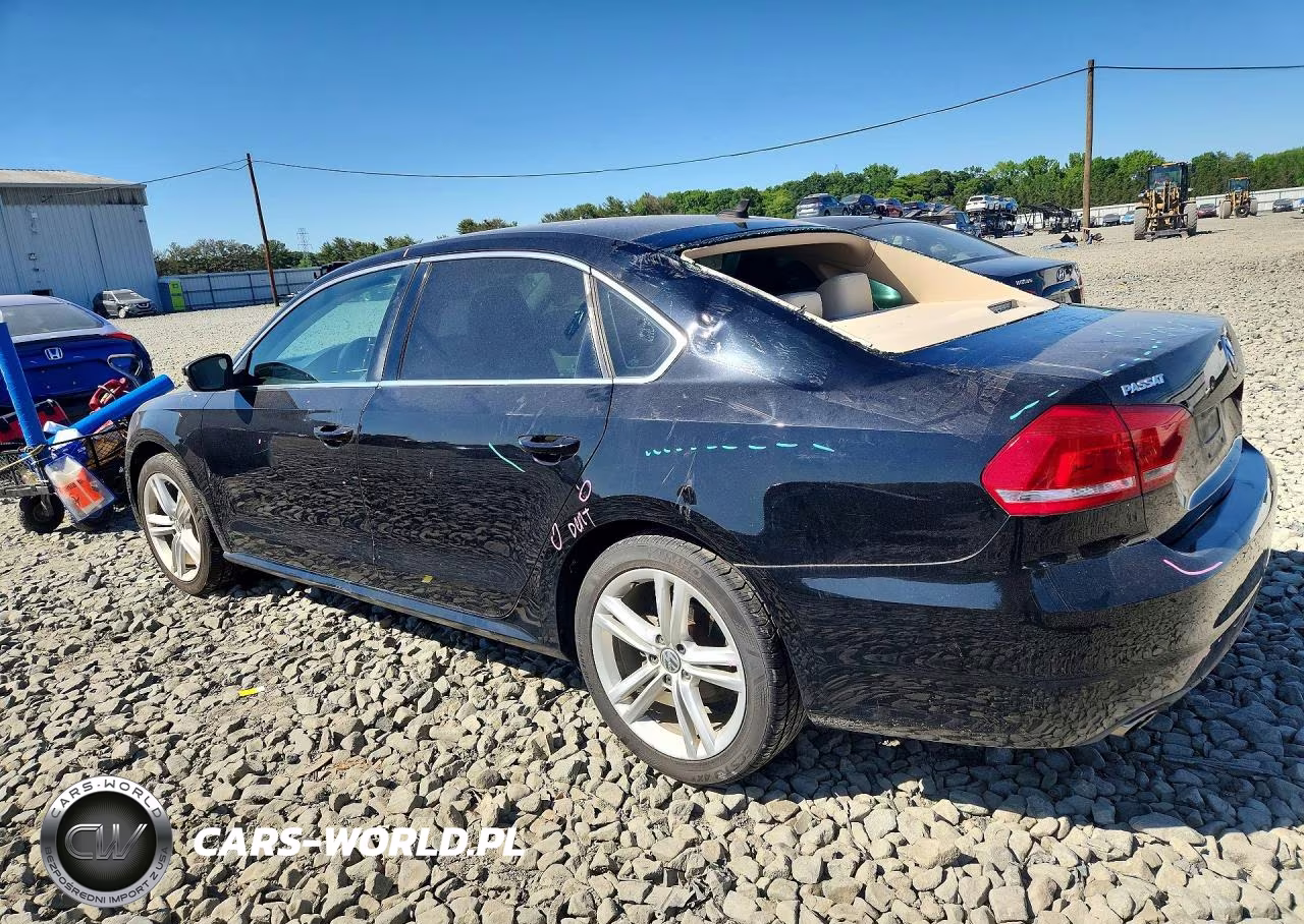 2014 Volkswagen Passat Se VIN:1VWBS7A32EC078822 - 2