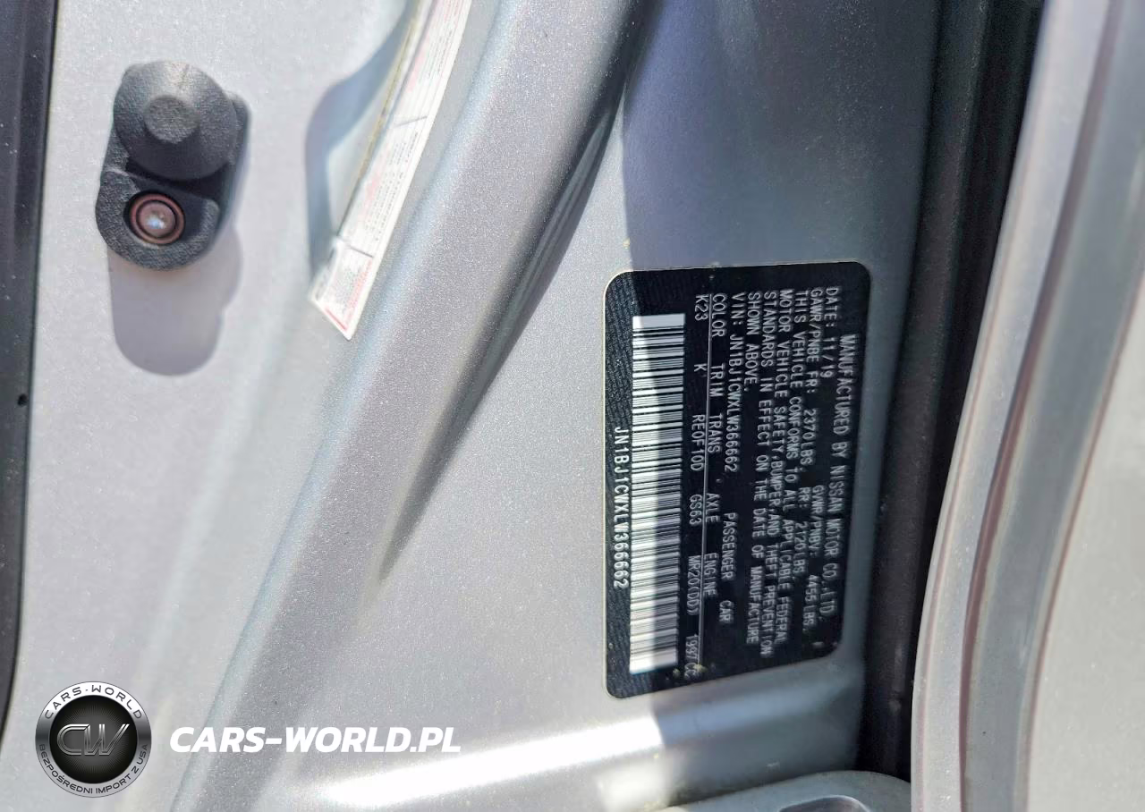 2020 Nissan Rogue Sport Sv VIN:JN1BJ1CWXLW366662 - 14