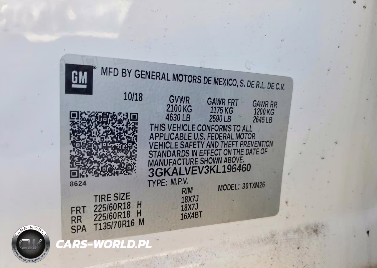 2019 GMC Terrain Slt VIN:3GKALVEV3KL196460 - 13