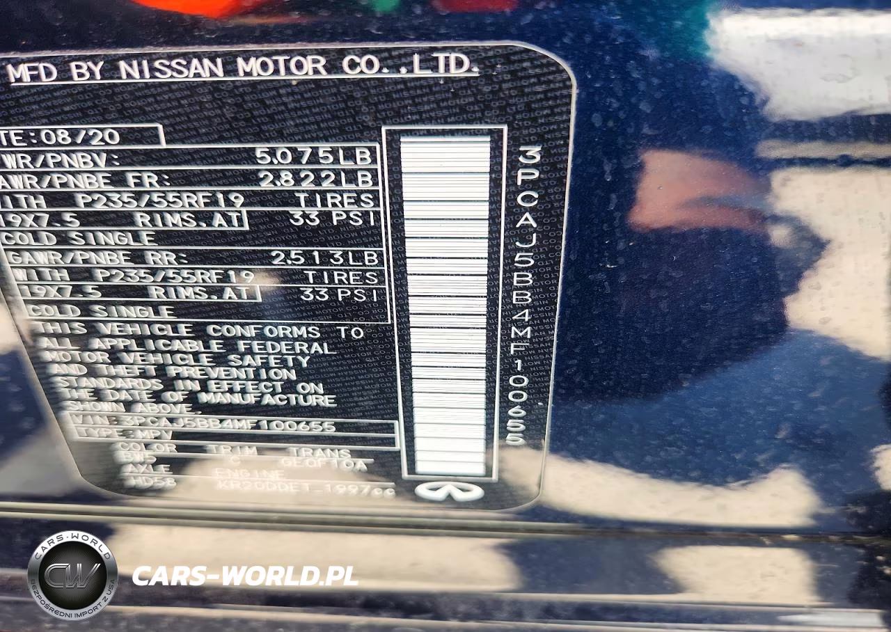 2021 Infiniti Qx50 Luxe VIN:3PCAJ5BB4MF100655 - 13
