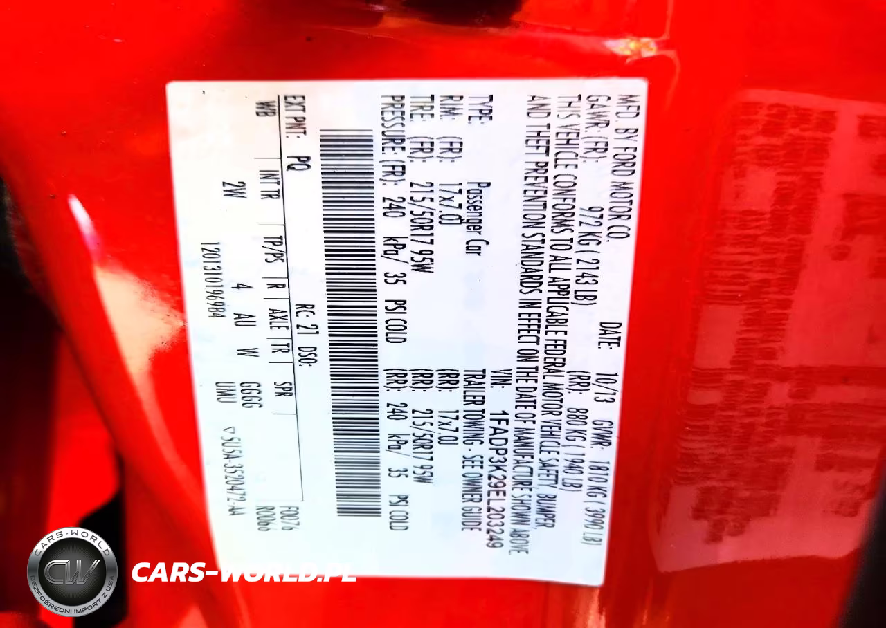 2014 Ford Focus Se VIN:1FADP3K29EL203249 - 13