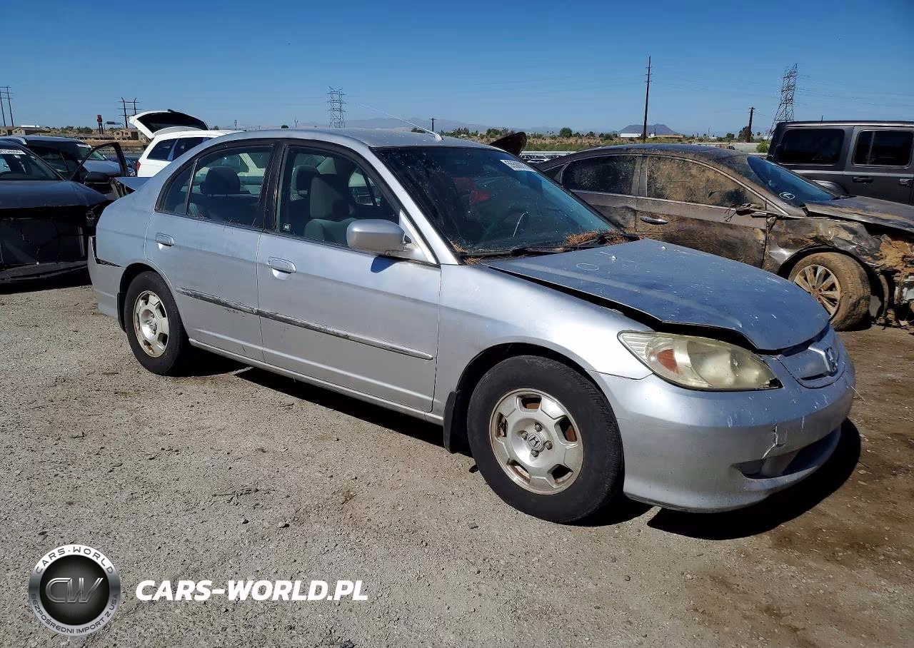 2004 Honda Civic Hybrid VIN:JHMES96614S020055 - 4
