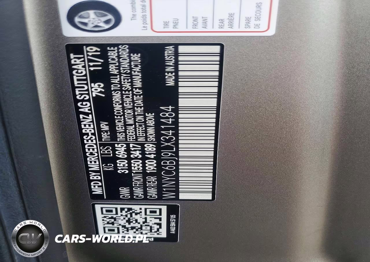 2020 Mercedes-Benz G 550 VIN:W1NYC6BJ9LX341484 - 14