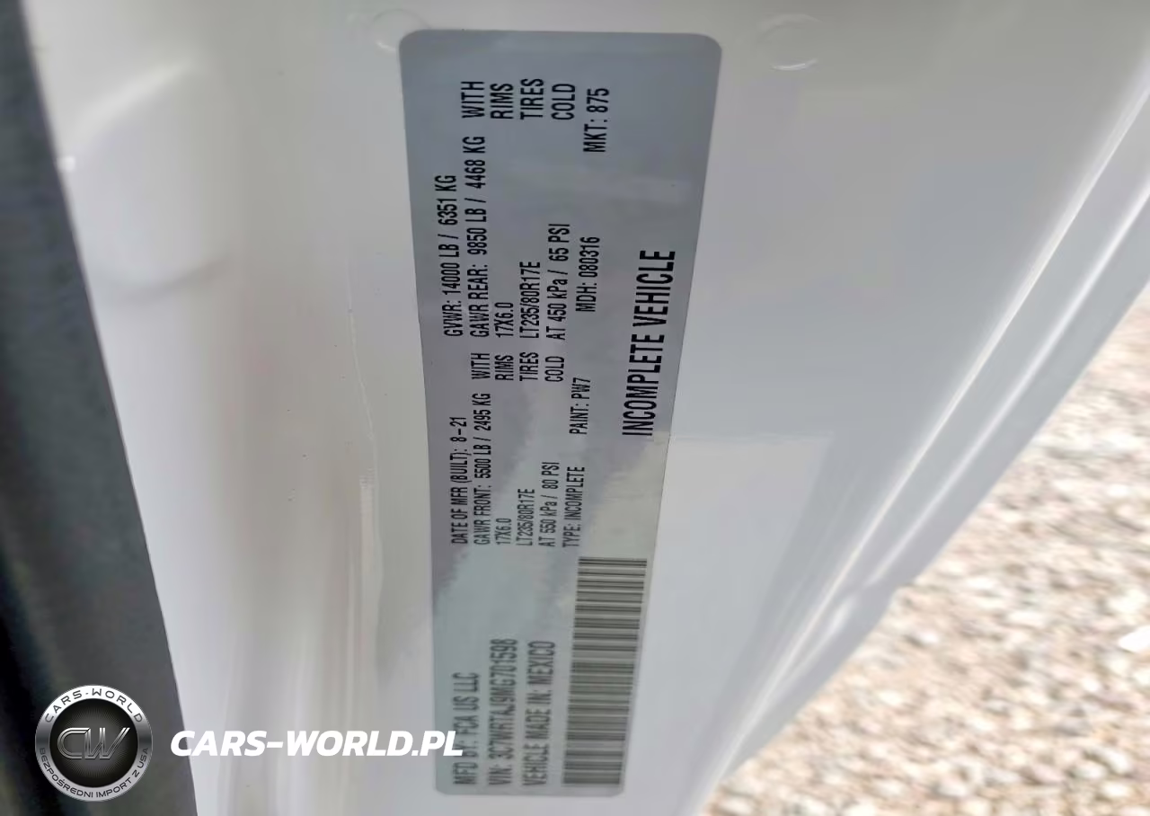 RAM 3500 VIN:3C7WRTAJ9MG701598 - 14