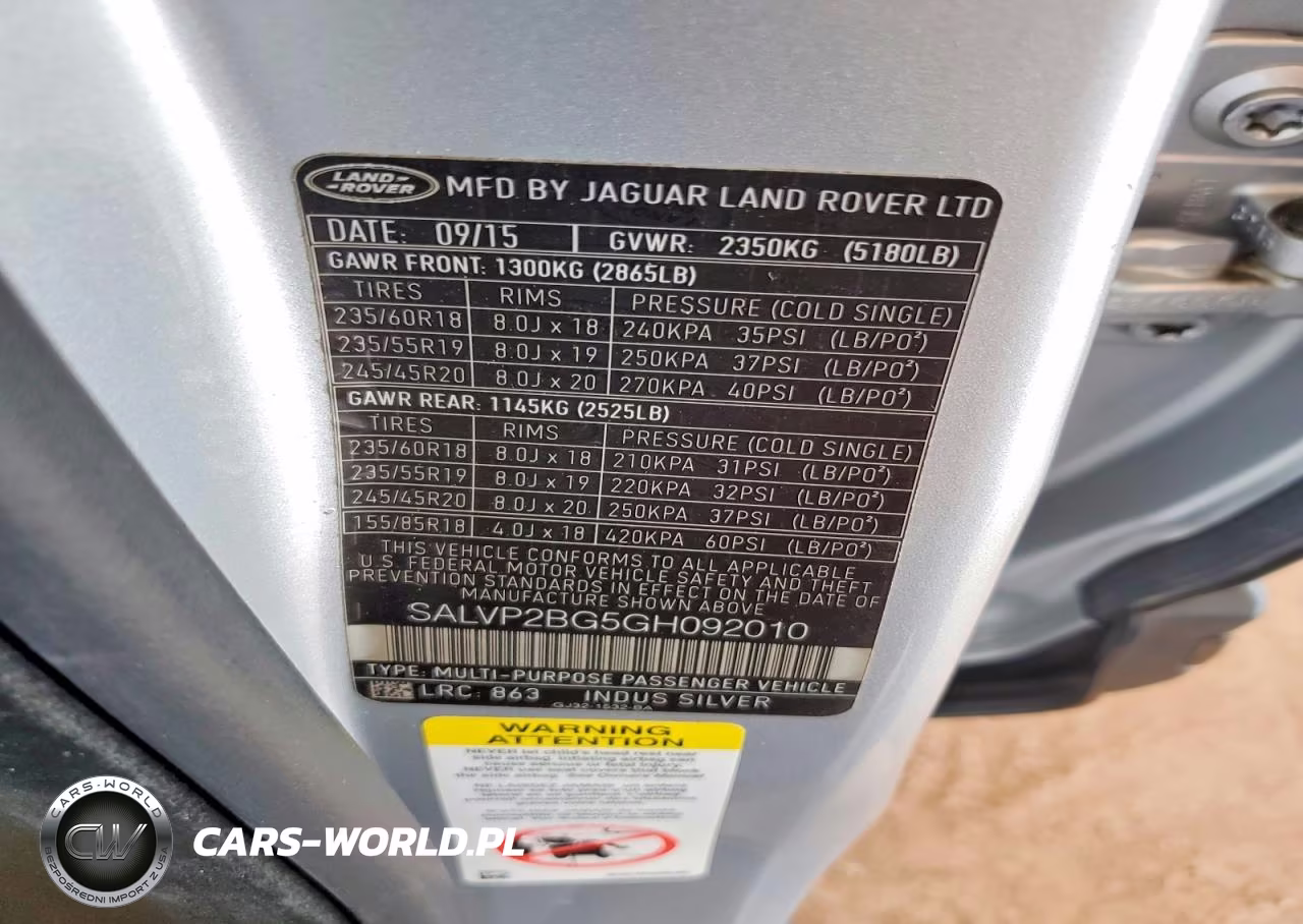2016 Land Rover Range Rover Evoque Se VIN:SALVP2BG5GH092010 - 13