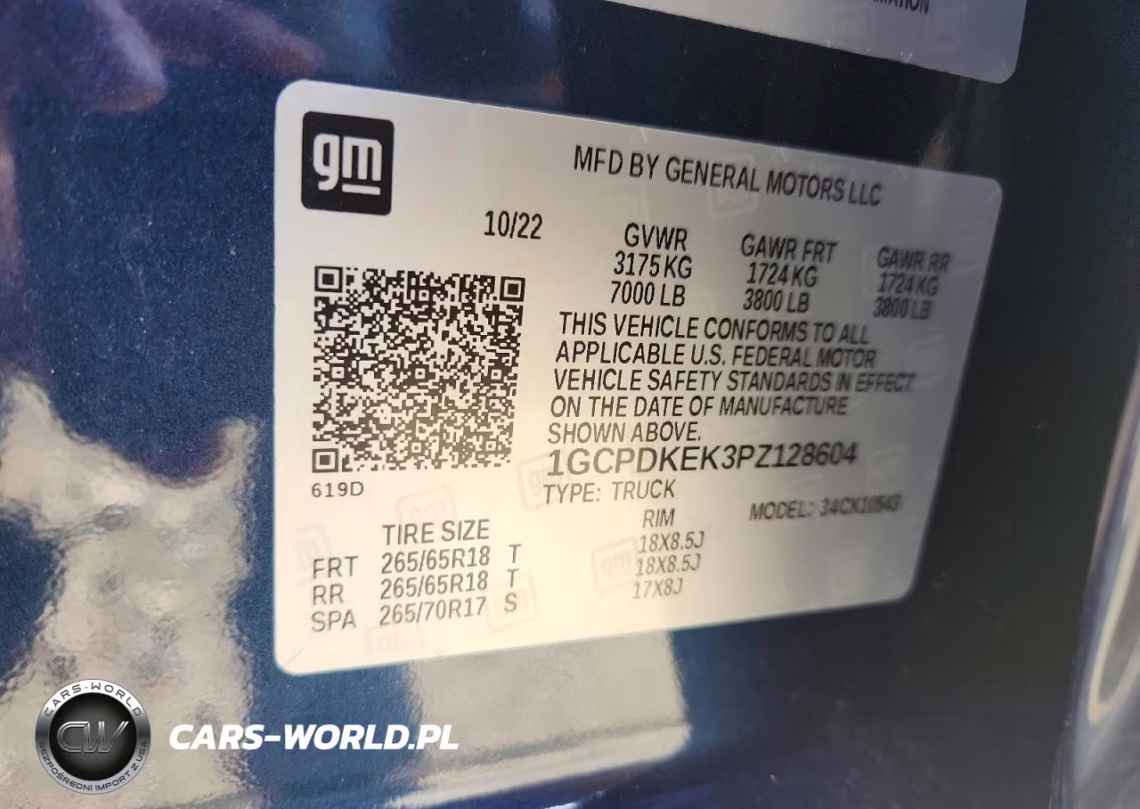 2023 Chevrolet Silverado K1500 Lt-L VIN:1GCPDKEK3PZ128604 - 12