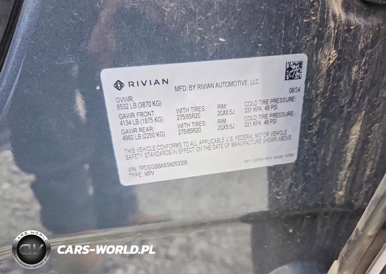 2025 Rivian R1S Adventure VIN:7PDSGBBA6SN053306 - 13