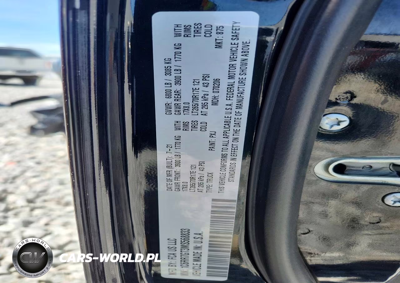 2021 Ram 1500 Classic Slt VIN:1C6RR7GT3MS568833 - 12