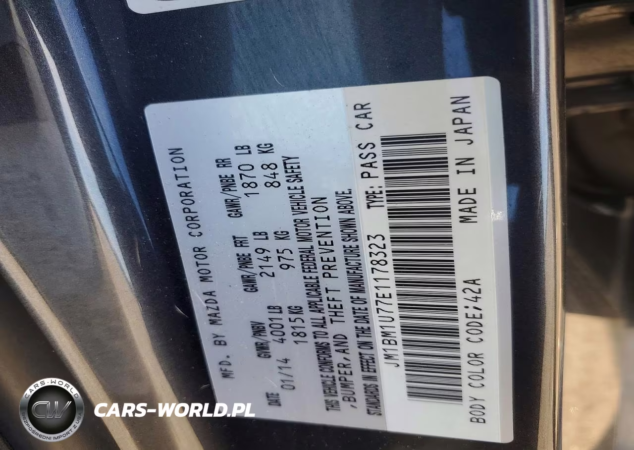 2014 Mazda 3 Sport VIN:JM1BM1U77E1178323 - 12