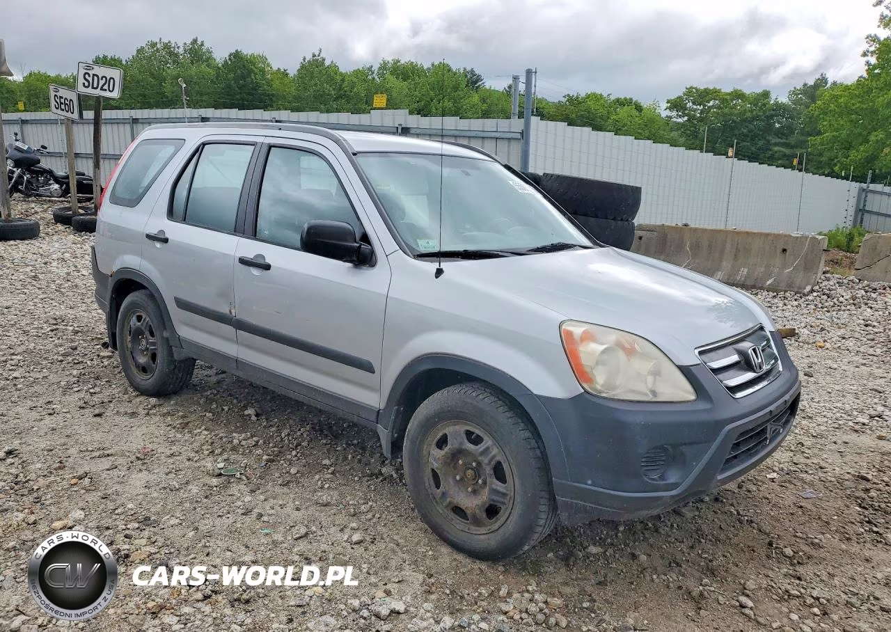 2005 Honda Cr-V Lx VIN:SHSRD78515U338125 - 4