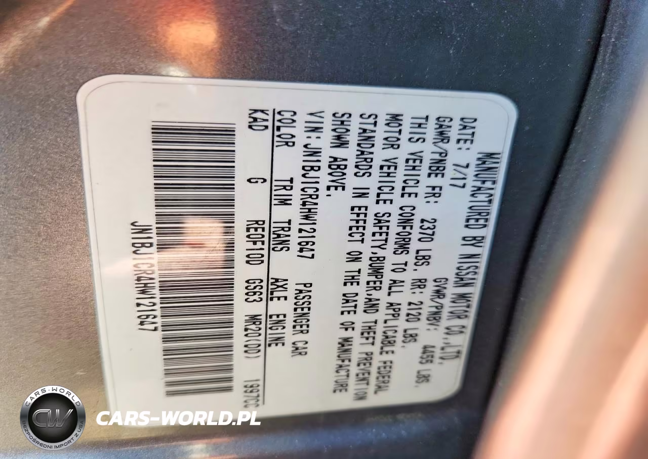 2017 Nissan Rogue Sport Sl VIN:JN1BJ1CR4HW121647 - 14