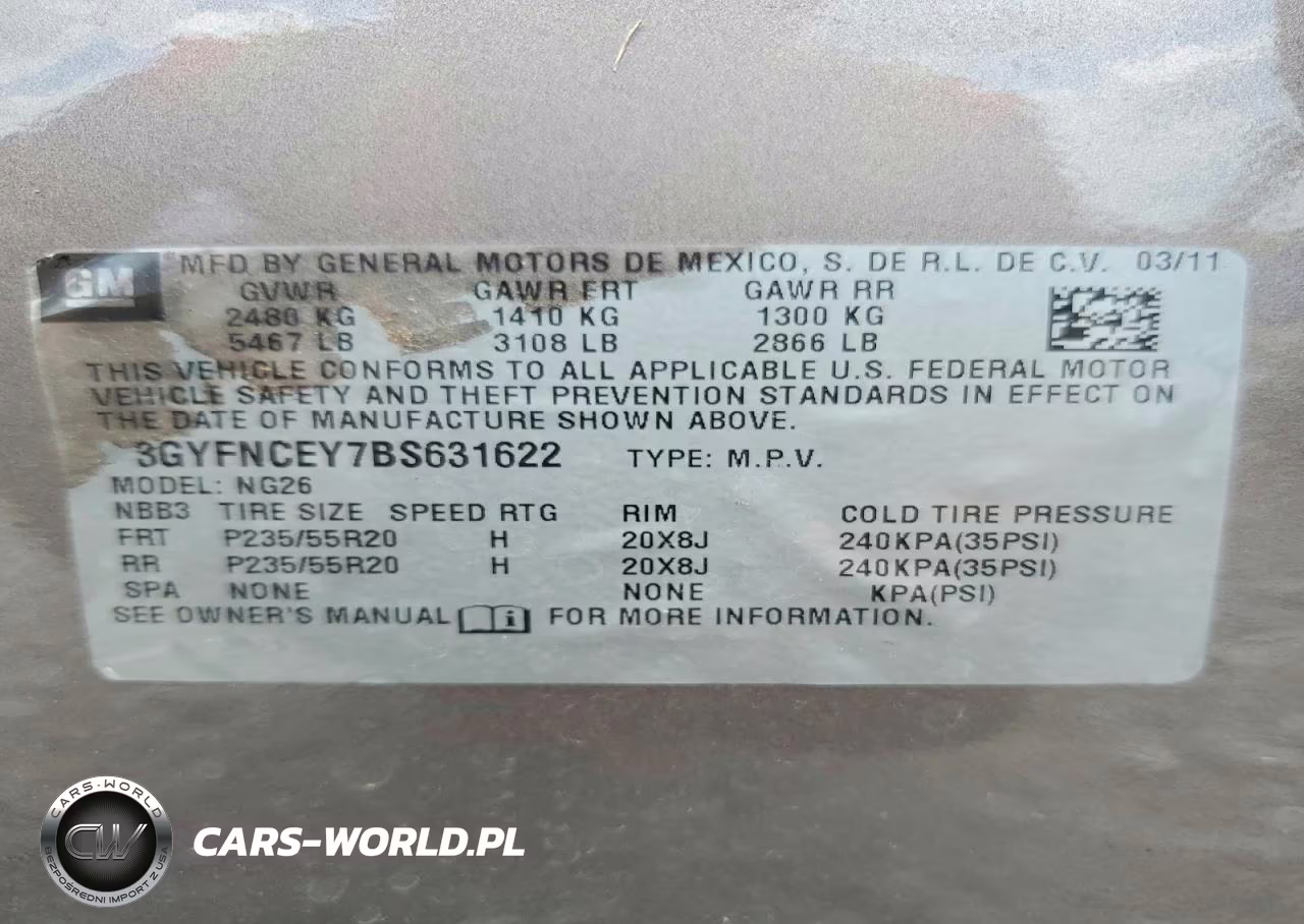 2011 Cadillac Srx Premium Collection VIN:3GYFNCEY7BS631622 - 14