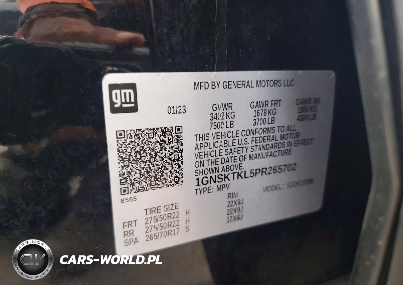 2023 Chevrolet Tahoe K1500 High Country VIN:1GNSKTKL5PR265702 - 13