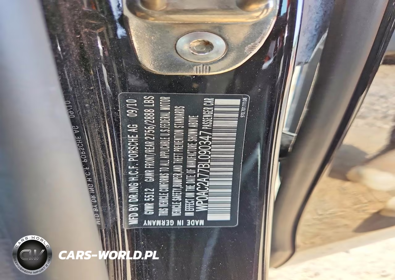 2011 Porsche Panamera Turbo VIN:WP0AC2A77BL090347 - 12