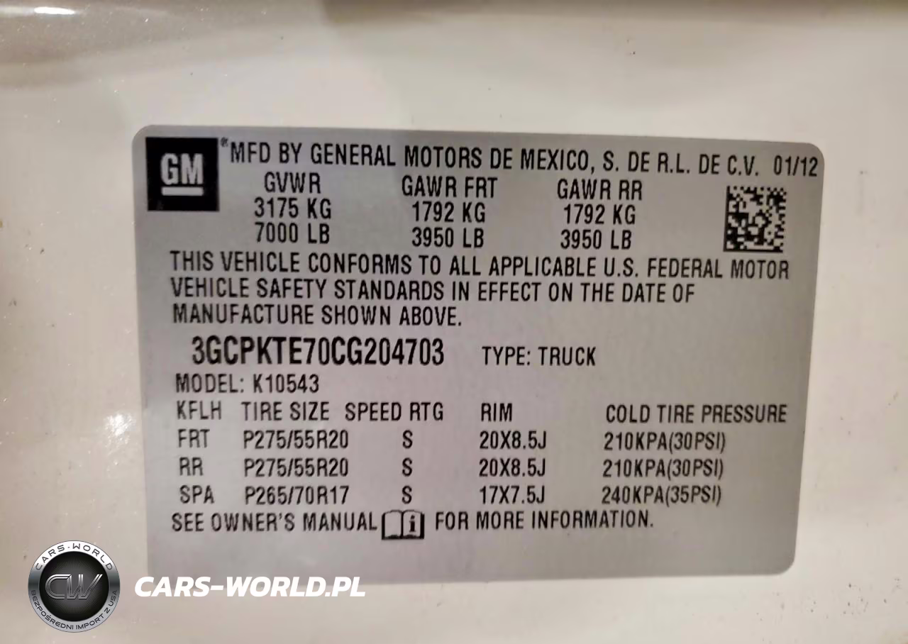 2012 Chevrolet Silverado K1500 Ltz VIN:3GCPKTE70CG204703 - 12