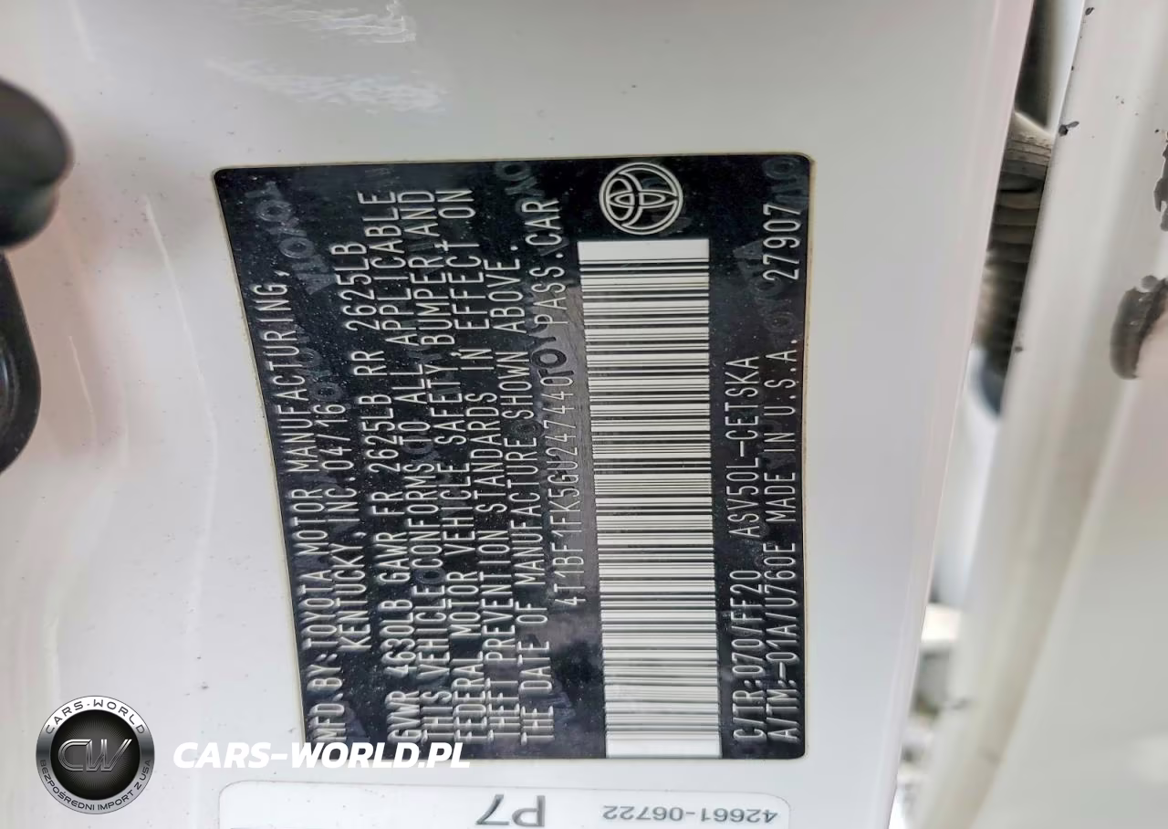 2016 Toyota Camry Se VIN:4T1BF1FK5GU247440 - 12