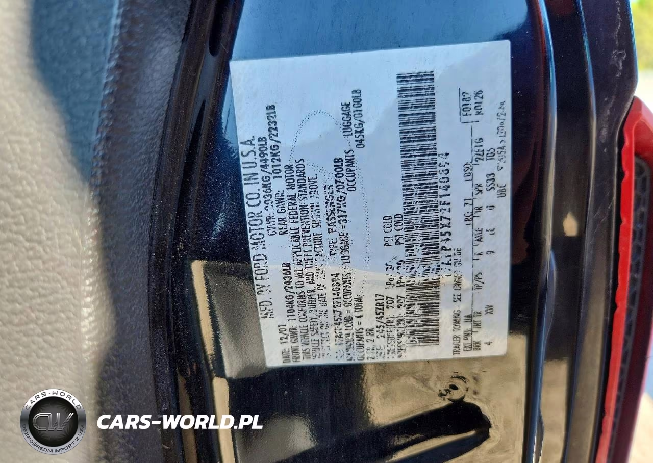 2002 Ford Mustang Gt VIN:1FAFP45X72F140894 - 13
