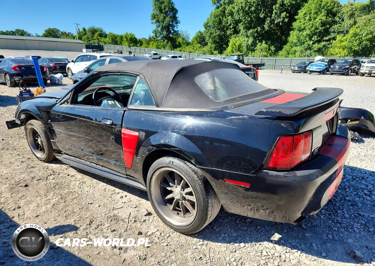 2002 Ford Mustang Gt VIN:1FAFP45X72F140894 - 2