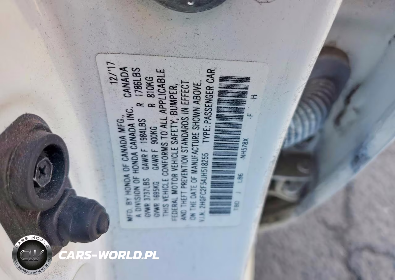 2018 Honda Civic Lx VIN:2HGFC2F54JH518255 - 12