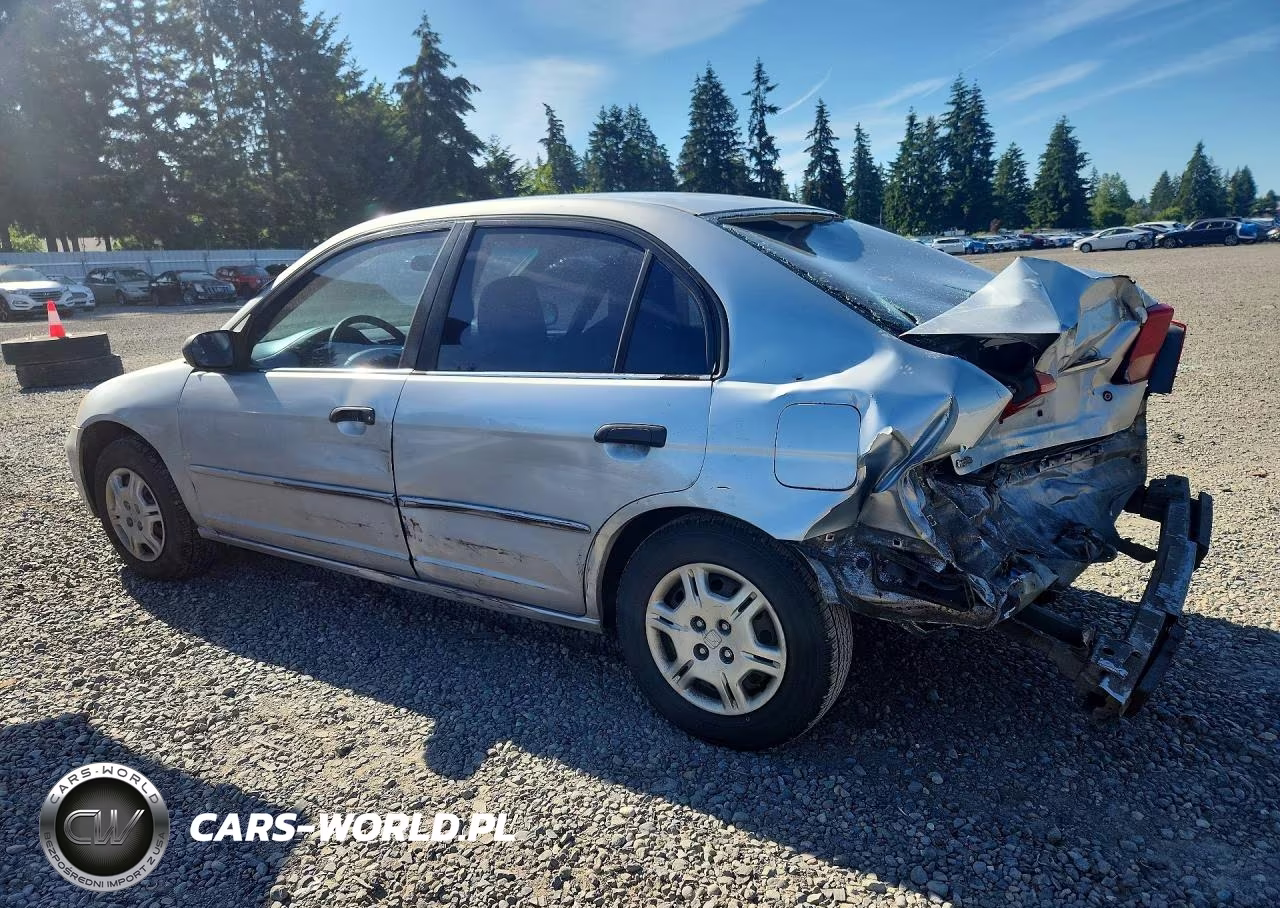 2001 Honda Civic Lx VIN:2HGES15551H601543 - 2