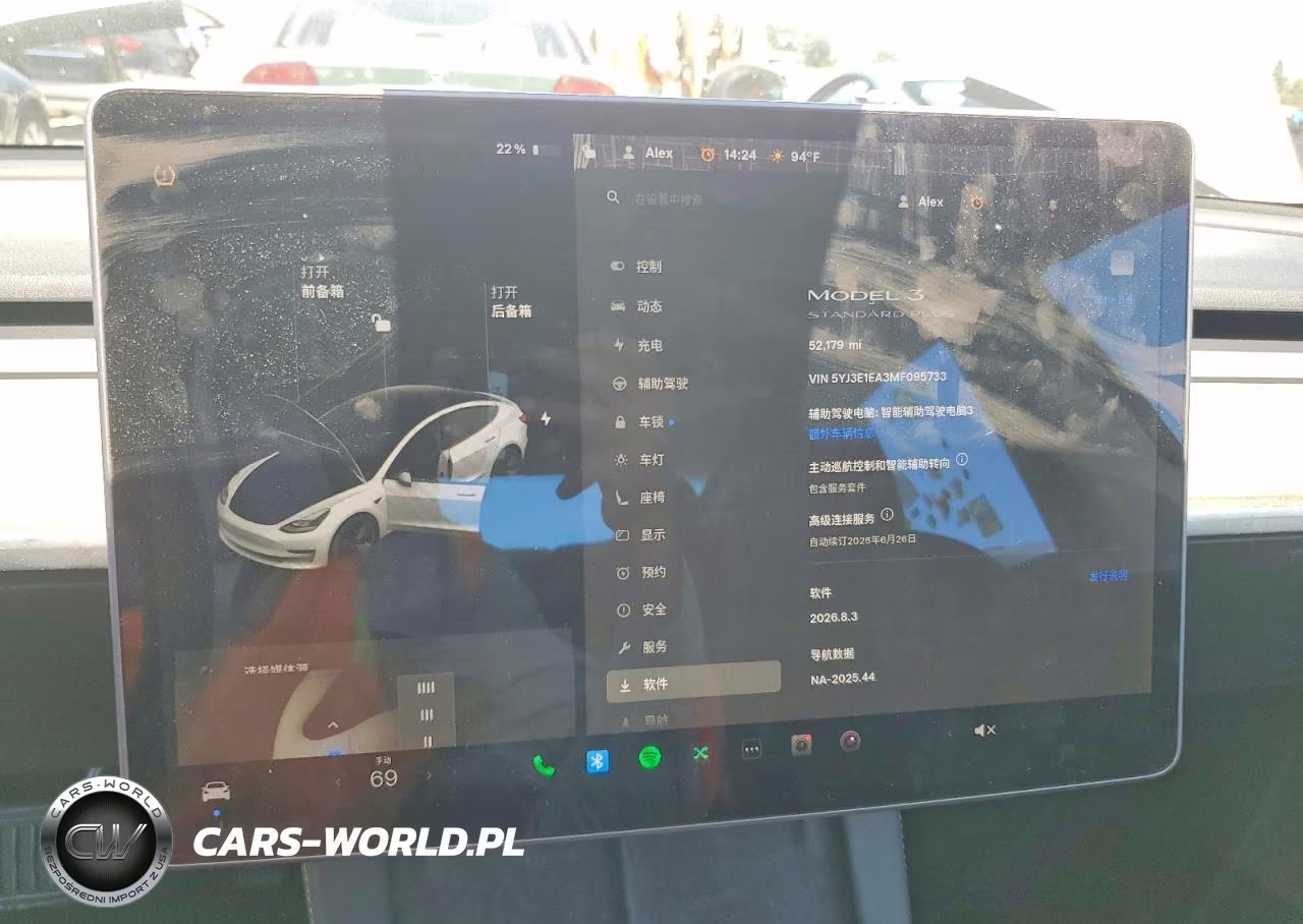 2021 Tesla Model 3 VIN:5YJ3E1EA3MF095733 - 9