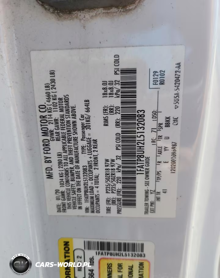 2020 Ford Mustang VIN:1FATP8UH2L5132083 - 12