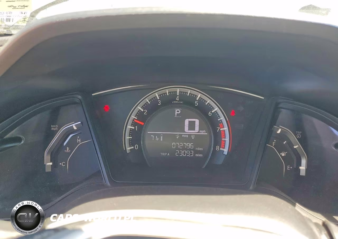 2016 Honda Civic Lx VIN:19XFC2F58GE217667 - 9