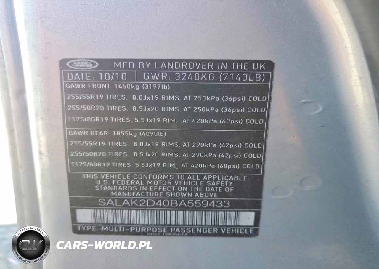 2011 Land Rover Lr4 Hse Luxury VIN:SALAK2D40BA559433 - 13
