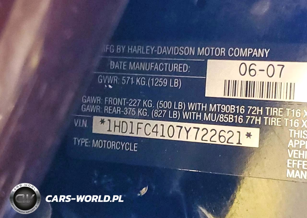 2007 Harley-Davidson Flhtcui VIN:1HD1FC4107Y722621 - 8
