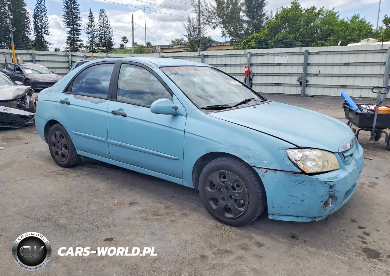 2005 Kia Spectra Lx VIN:KNAFE121655089510 - 4