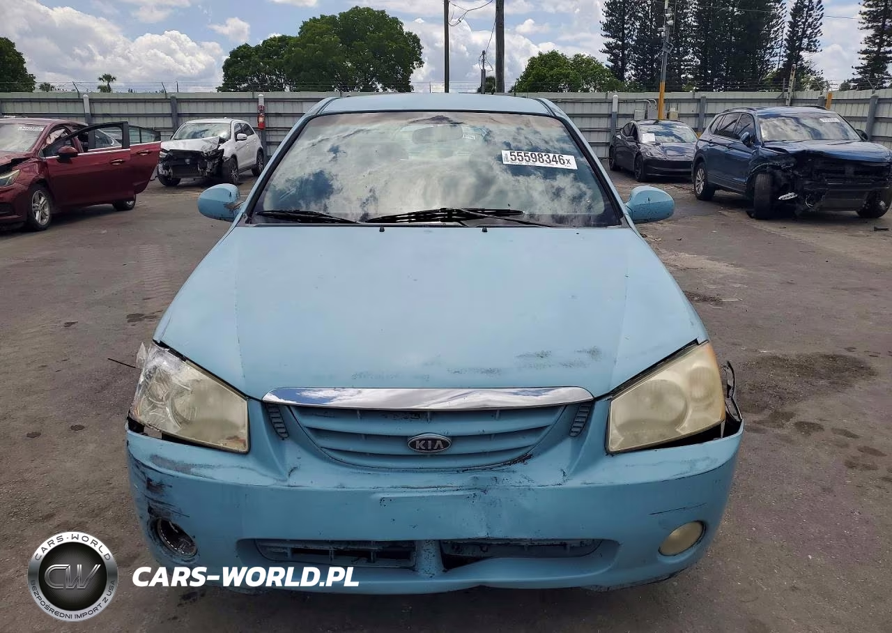 2005 Kia Spectra Lx VIN:KNAFE121655089510 - 5