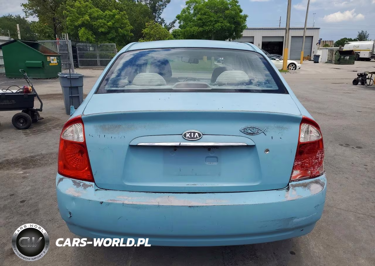2005 Kia Spectra Lx VIN:KNAFE121655089510 - 6