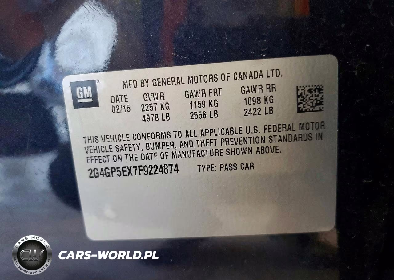 2015 Buick Regal Premium VIN:2G4GP5EX7F9224874 - 13