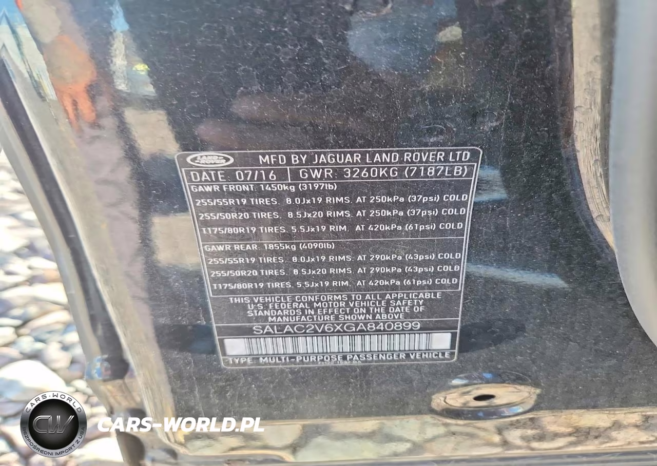 2016 Land Rover Lr4 VIN:SALAC2V6XGA840899 - 12