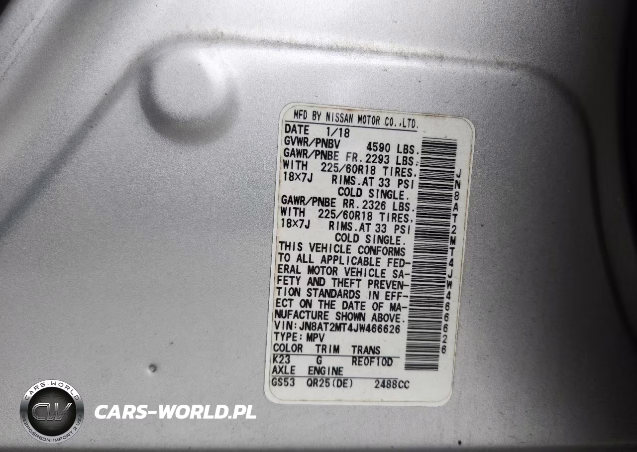 2018 Nissan Rogue Sl VIN:JN8AT2MT4JW466626 - 12