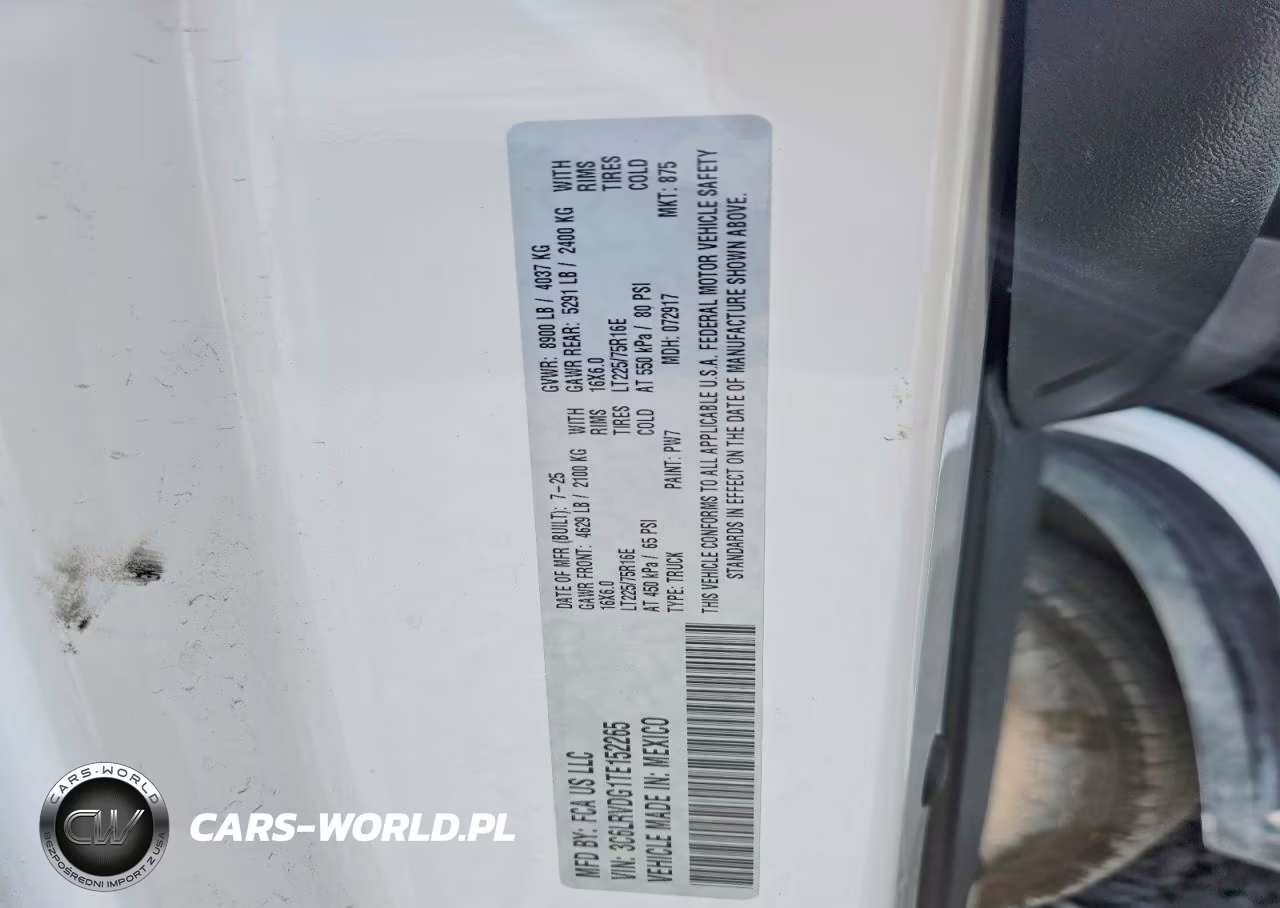 2026 Ram Promaster 2500 Delivery Van VIN:3C6LRVDG1TE152265 - 13