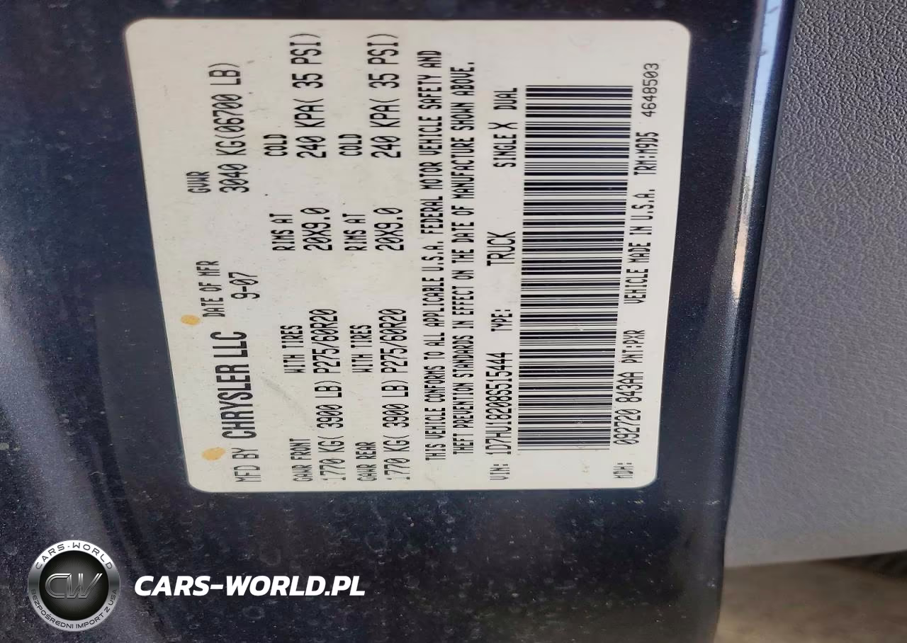 2008 Dodge 150 Ram VIN:1D7HU18208S515444 - 12