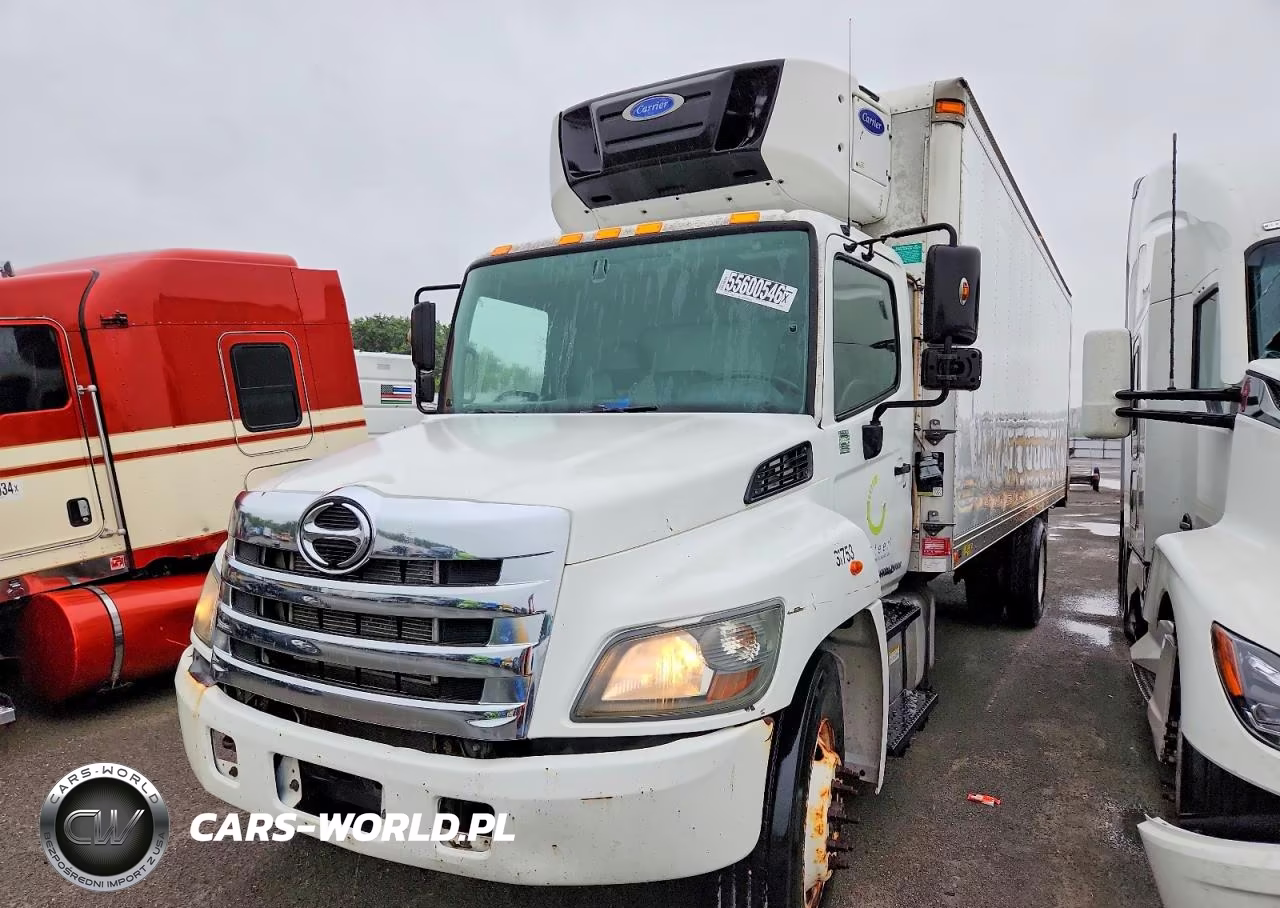 2017 Hino 258-268 Refrigerated Box Truck VIN:5PVNE8JT0H4S57355 - 2