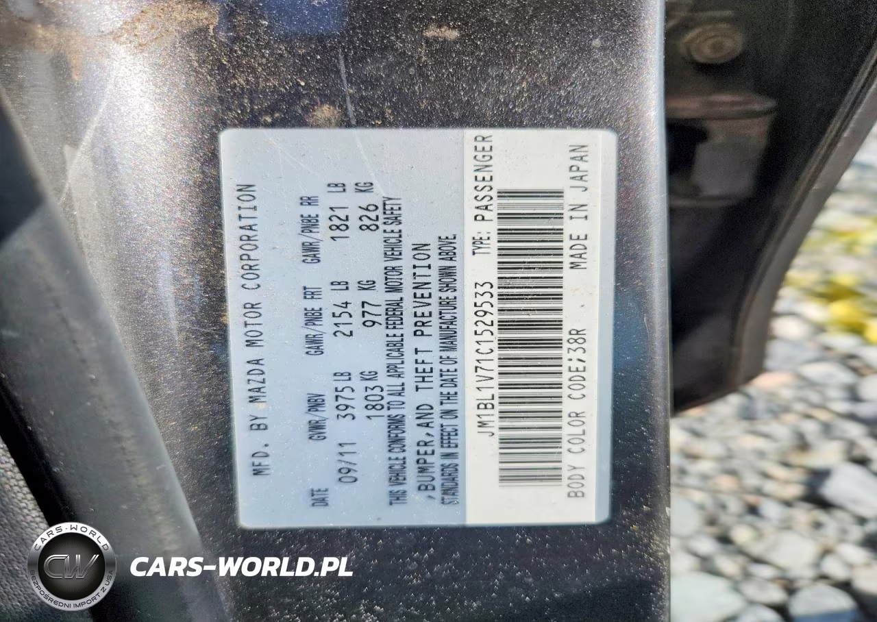 2012 Mazda 3 I VIN:JM1BL1V71C1529533 - 12