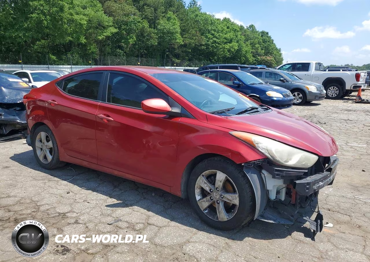 2011 Hyundai Elantra Gls VIN:KMHDH4AE1BU110283 - 4