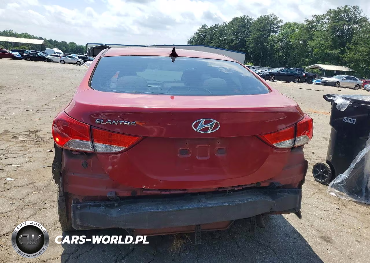 2011 Hyundai Elantra Gls VIN:KMHDH4AE1BU110283 - 6