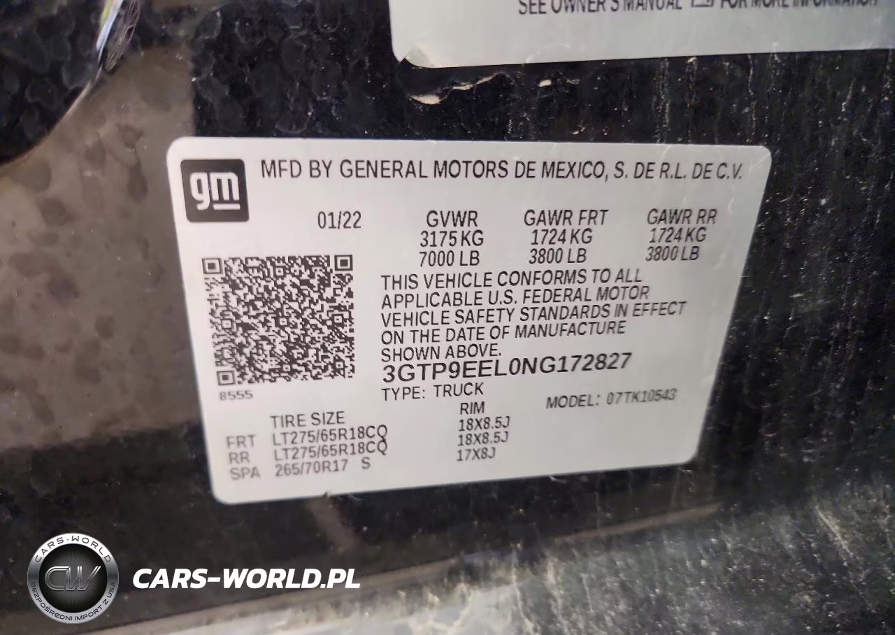 2022 GMC Sierra Limited K1500 At4 VIN:3GTP9EEL0NG172827 - 12