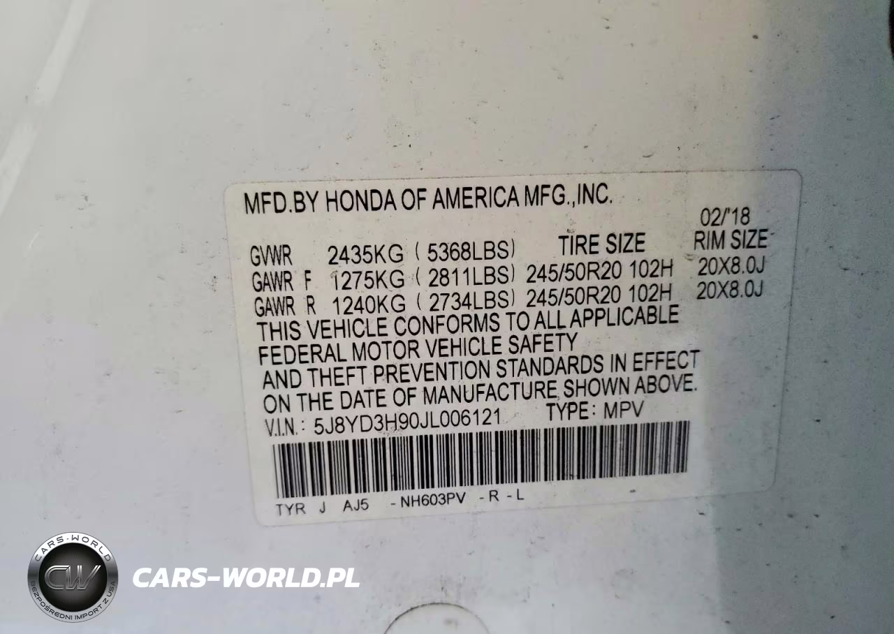 2018 Acura Mdx Advance VIN:5J8YD3H90JL006121 - 13