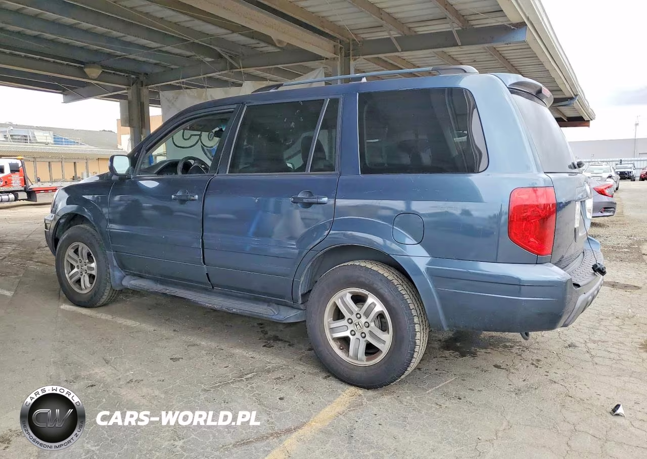 2005 Honda Pilot Exl VIN:2HKYF185X5H547035 - 2