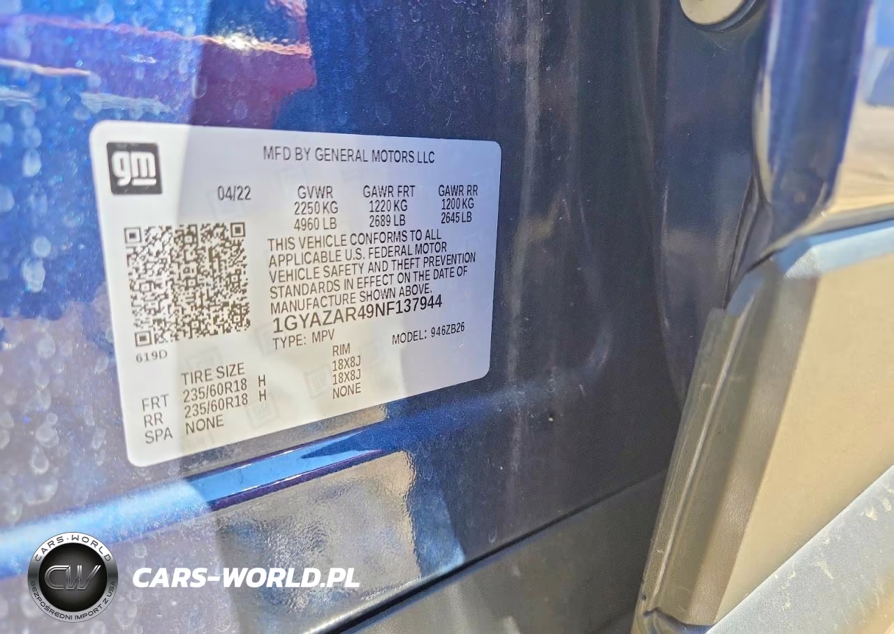2022 Cadillac Xt4 Luxury VIN:1GYAZAR49NF137944 - 13
