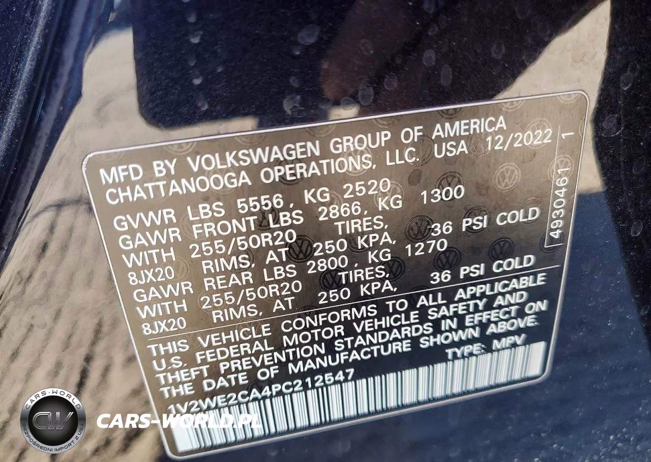 2023 Volkswagen Atlas Cross Sport Se VIN:1V2WE2CA4PC212547 - 13